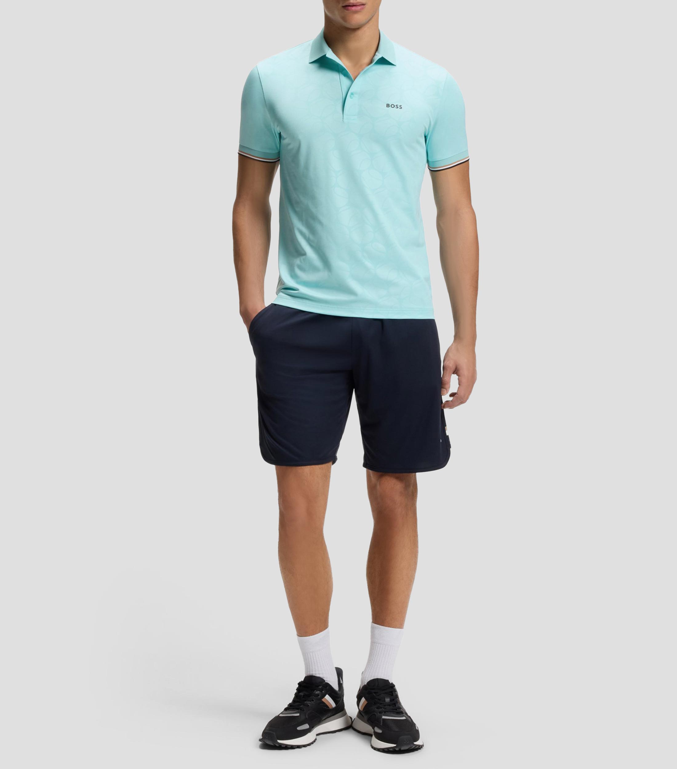 Playera tipo polo manga corta lisa Hombre